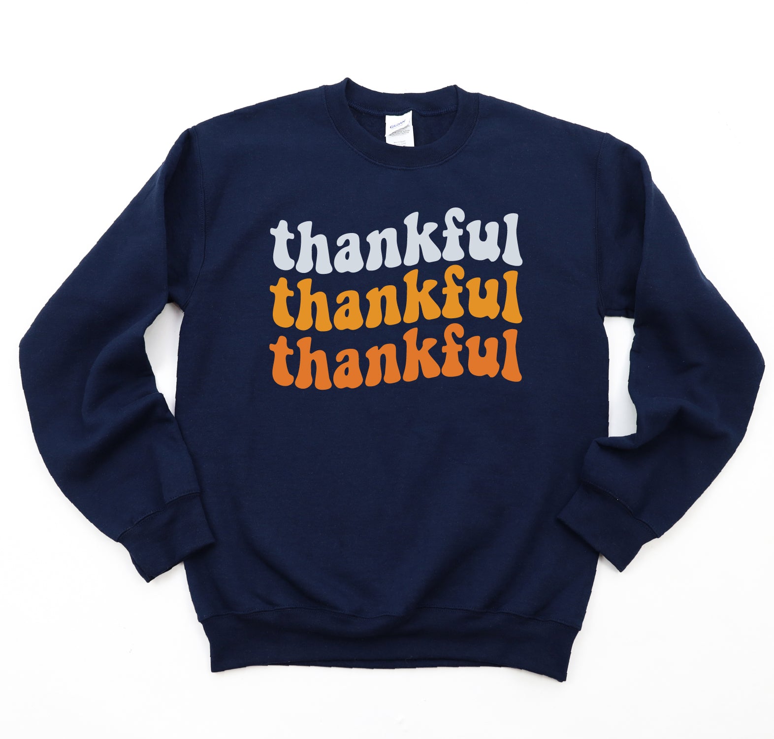 Cuddle Sleep Dream Thankful x 3 | Navy Sweatshirt Adult