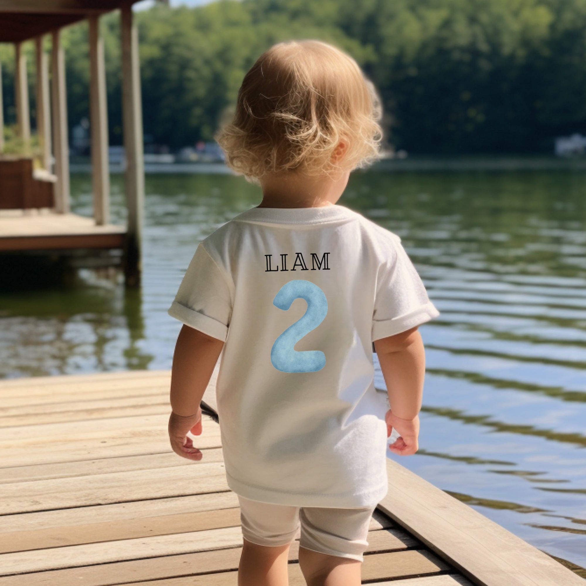 Cuddle Sleep Dream Baby & Toddler Tops Two Fast Blue Car | Racing 2nd Birthday Shirt