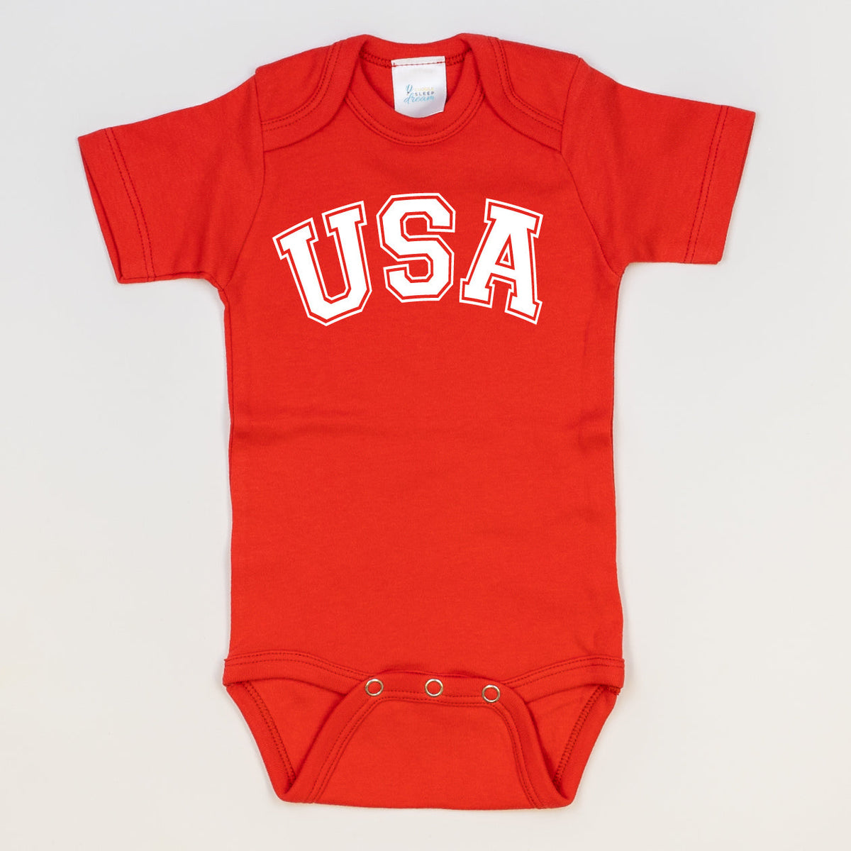 Cuddle Sleep Dream USA | Red Bodysuit
