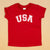 Cuddle Sleep Dream Graphic Tee USA |  Red Tshirt