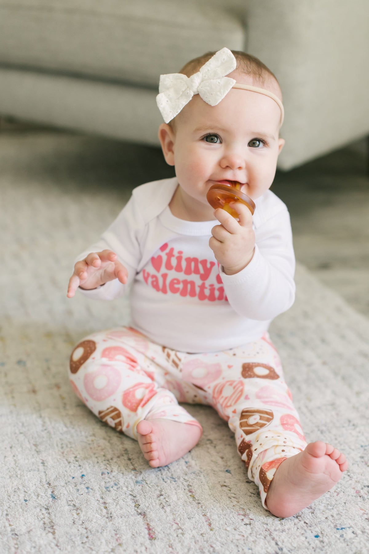 Cuddle Sleep Dream Leggings Valentine Donut Leggings