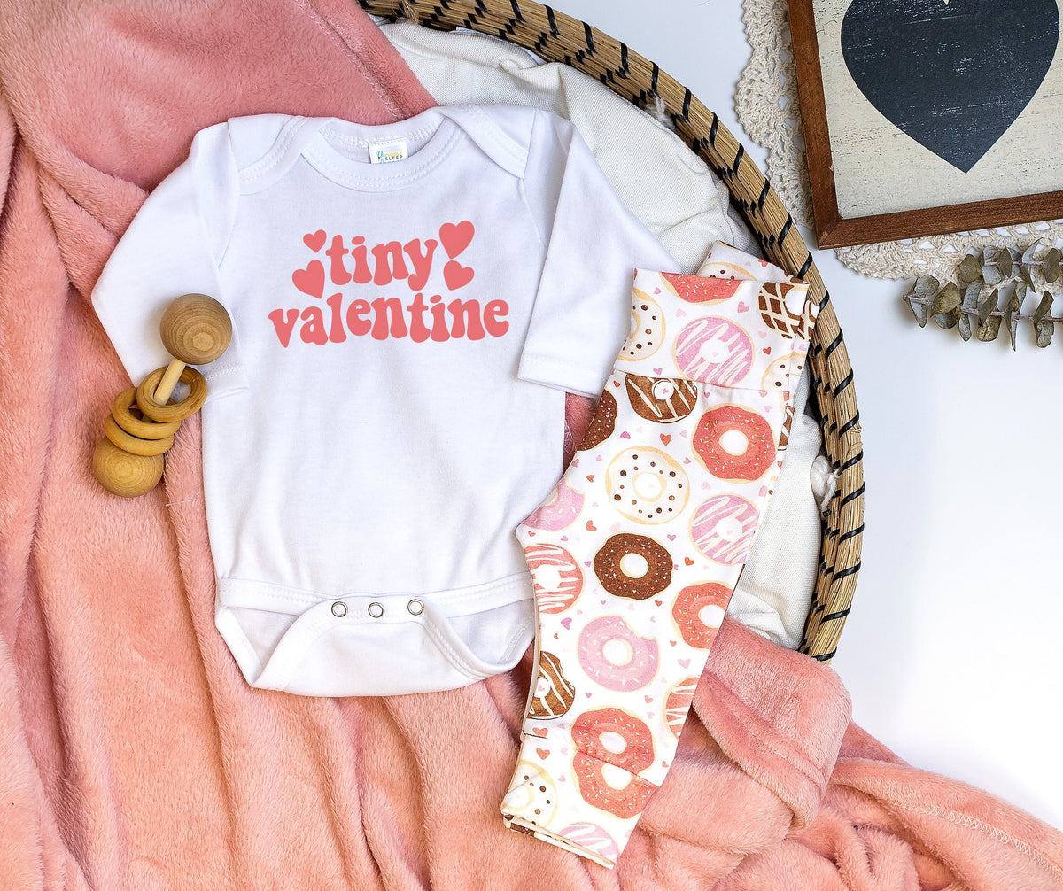 Cuddle Sleep Dream Leggings Valentine Donut Leggings