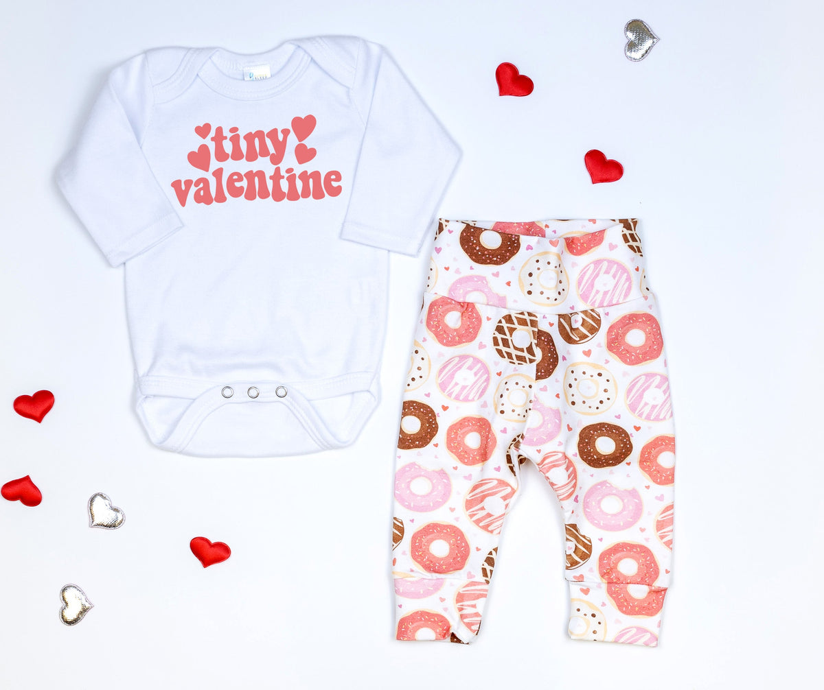 Cuddle Sleep Dream Leggings Valentine Donut Leggings