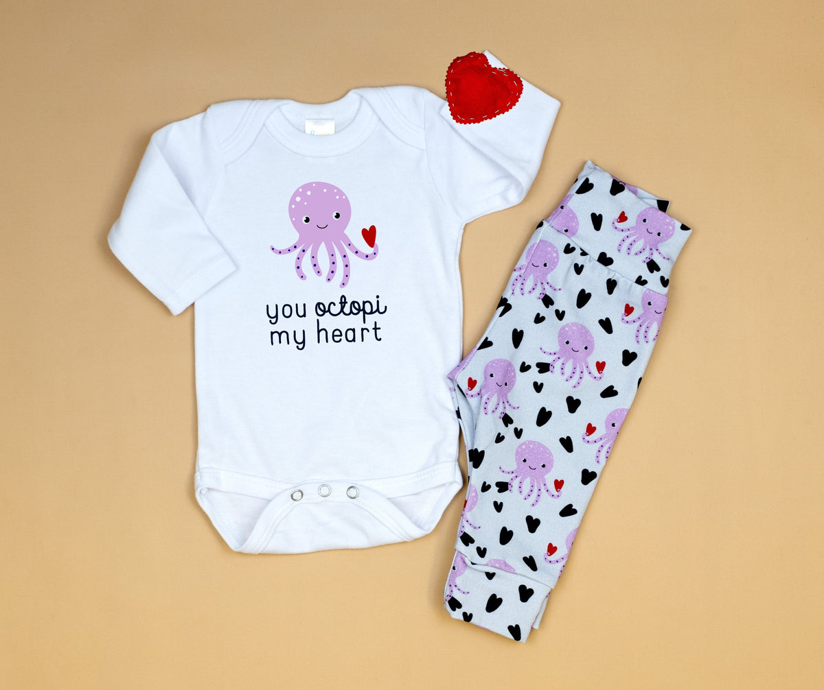 Cuddle Sleep Dream Leggings Valentine Octopus | Leggings