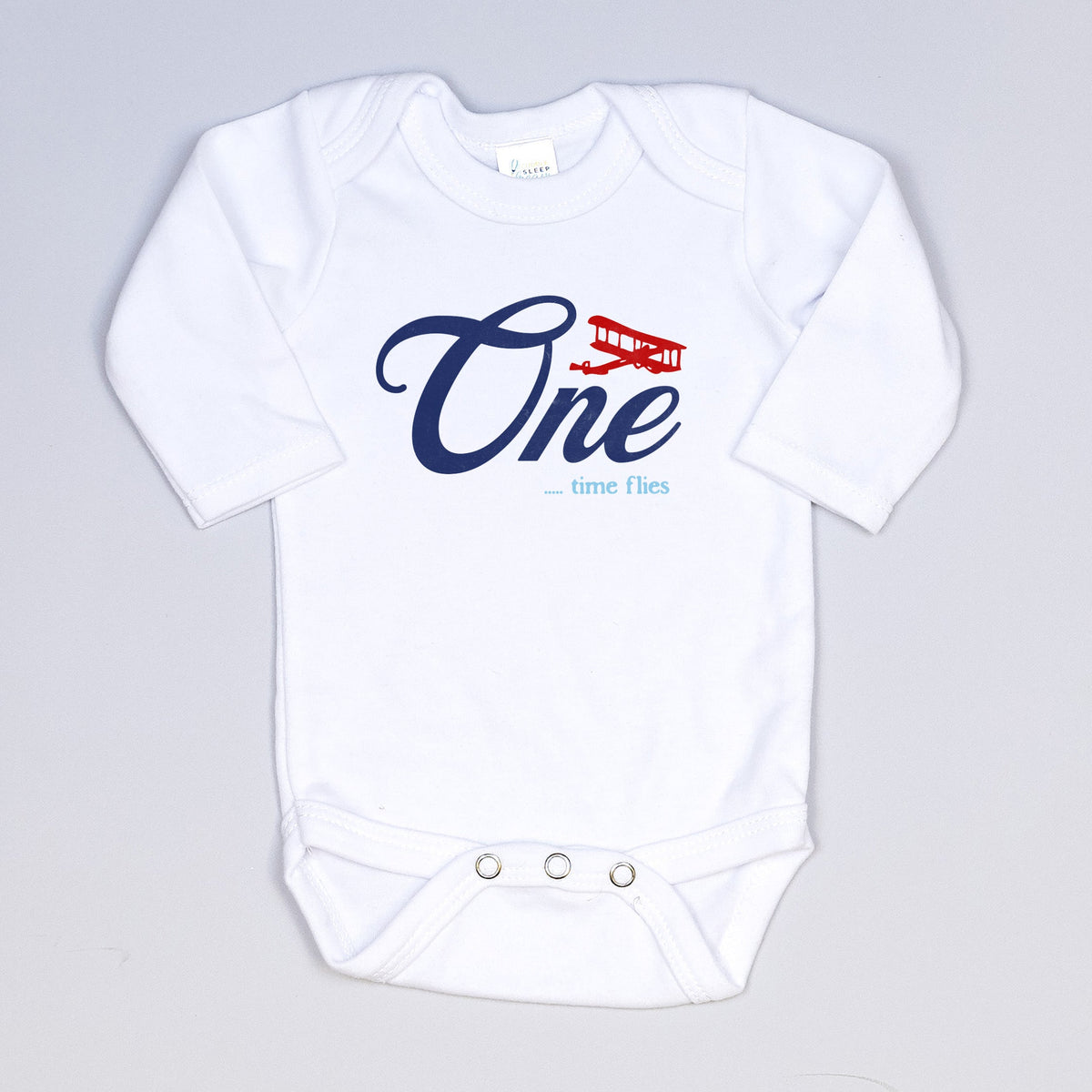 Cuddle Sleep Dream Vintage Airplane | 1st Birthday Bodysuit