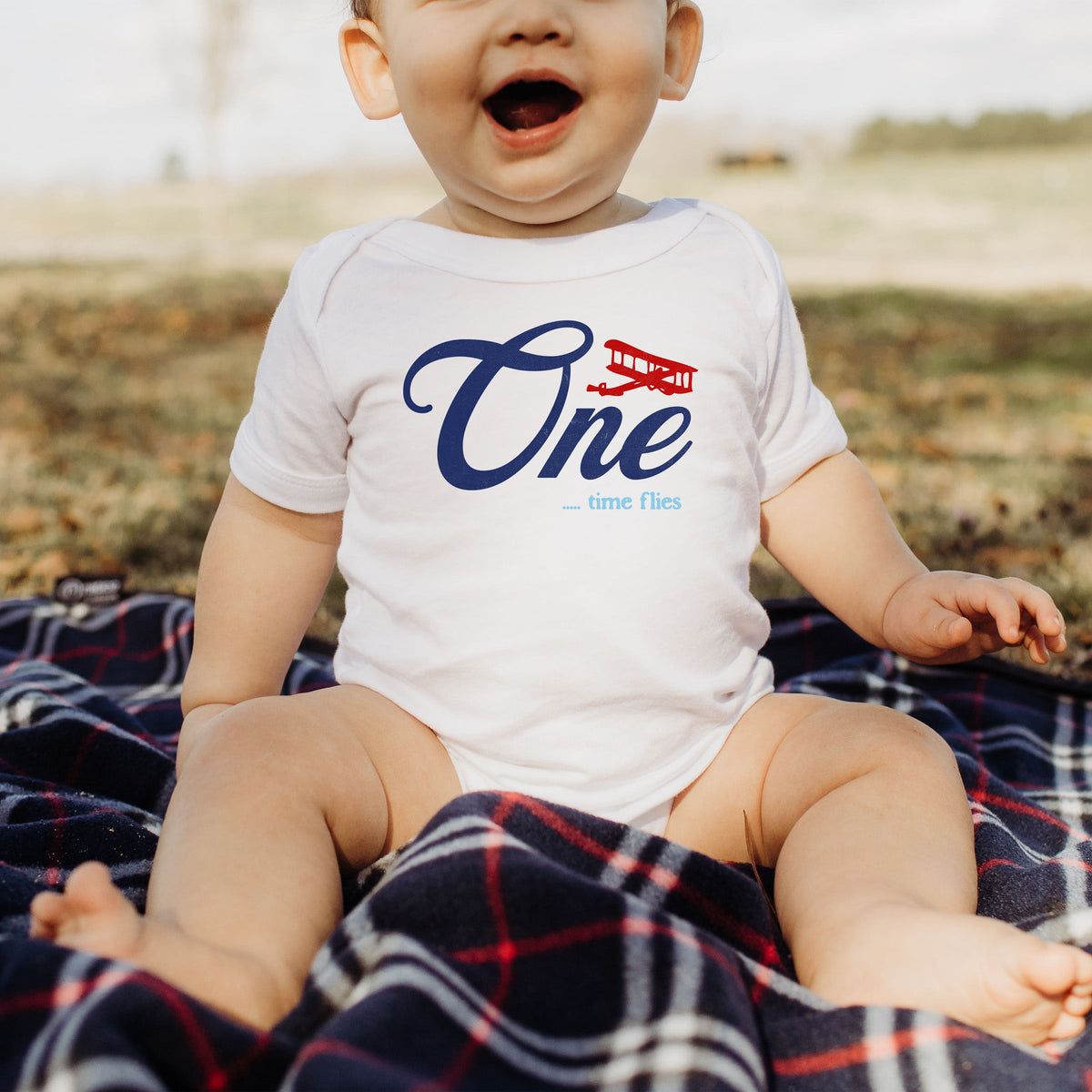 Cuddle Sleep Dream Vintage Airplane | 1st Birthday Bodysuit