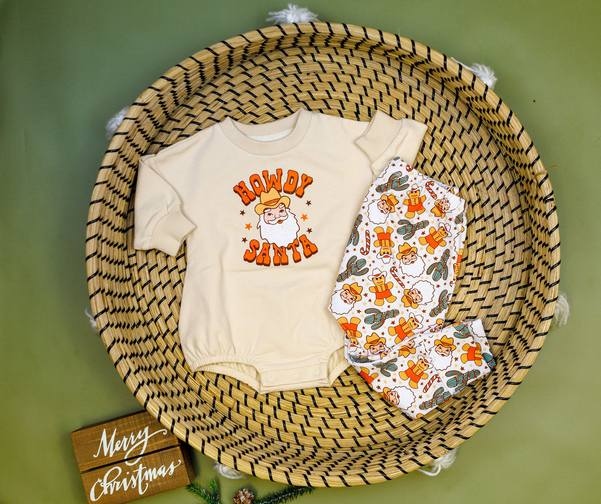 Cuddle Sleep Dream Leggings Western Christmas | Gusset Pants