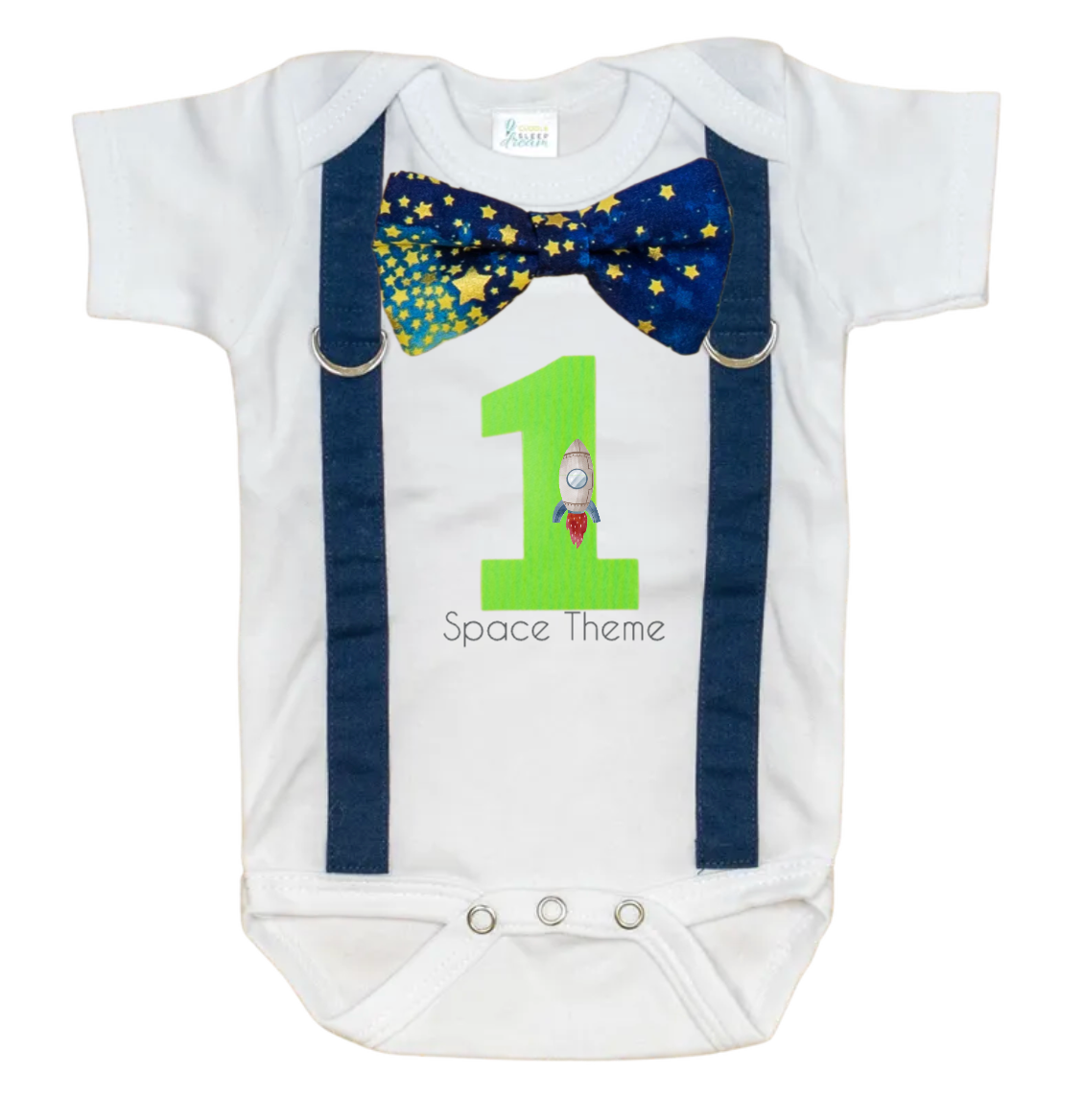 Cuddle Sleep Dream Oh Snap Customize It! 1st Birthday Bodysuit