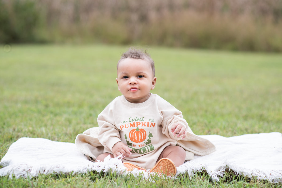 Cuddle Sleep Dream Cutest Pumpkin | Sweatshirt Romper