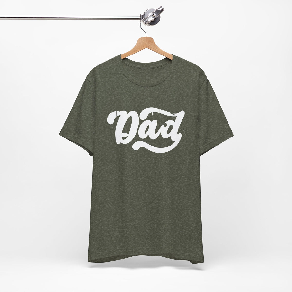Printify T-Shirt Heather Military Green / XS Dad Tee