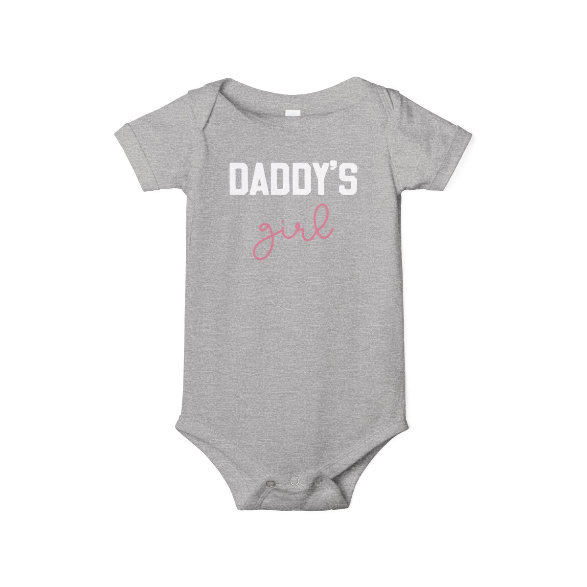 Printify Kids clothes 3-6M / Athletic Heather Daddy&#39;s Girl | Infant Bodysuit