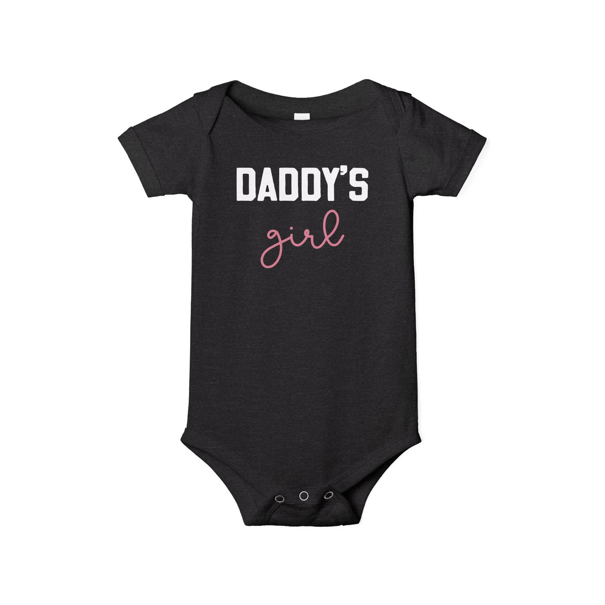 Printify Kids clothes 3-6M / Dark Grey Heather Daddy&#39;s Girl | Infant Bodysuit