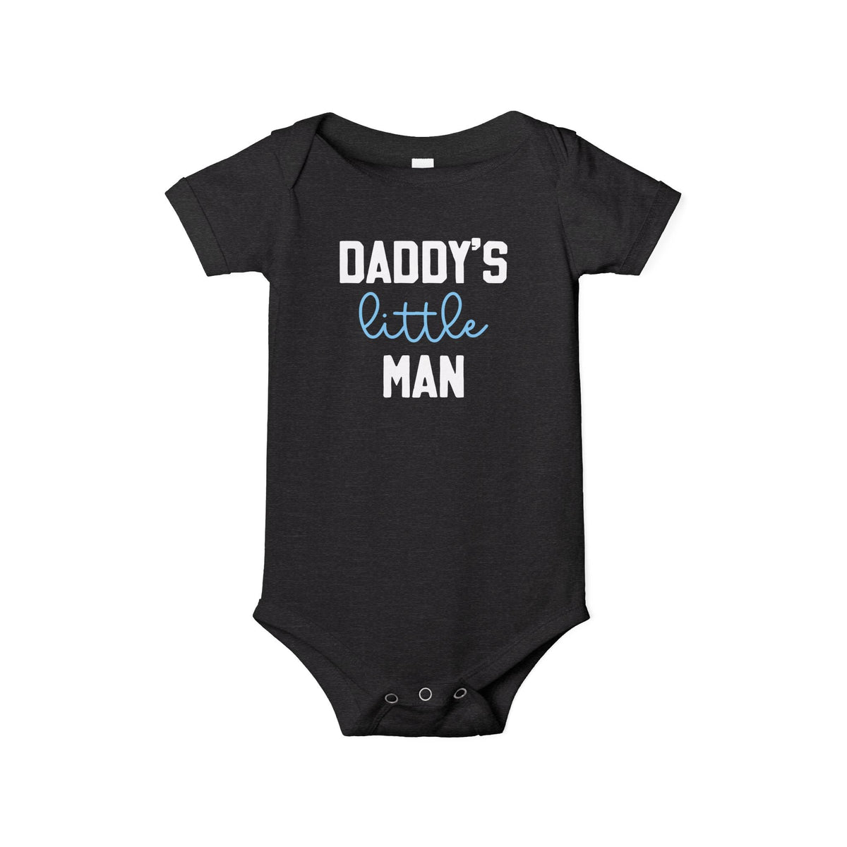 Printify Kids clothes 3-6M / Dark Grey Heather Daddy&#39;s Little Man | Infant Bodysuit