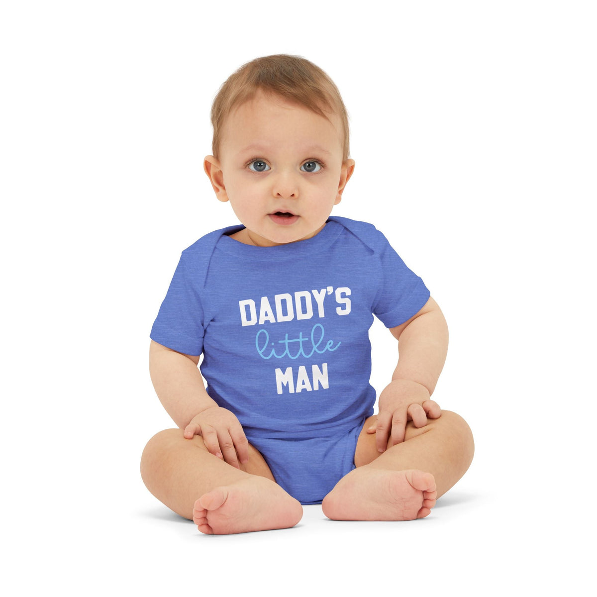Printify Kids clothes Daddy&#39;s Little Man | Infant Bodysuit