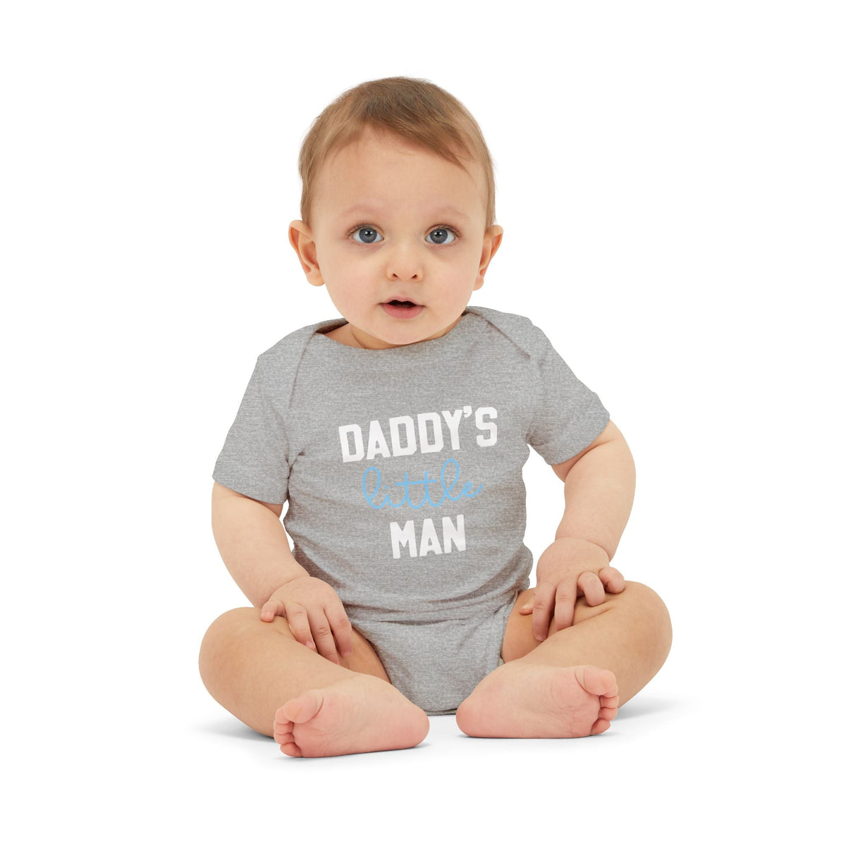 Printify Kids clothes Daddy&#39;s Little Man | Infant Bodysuit