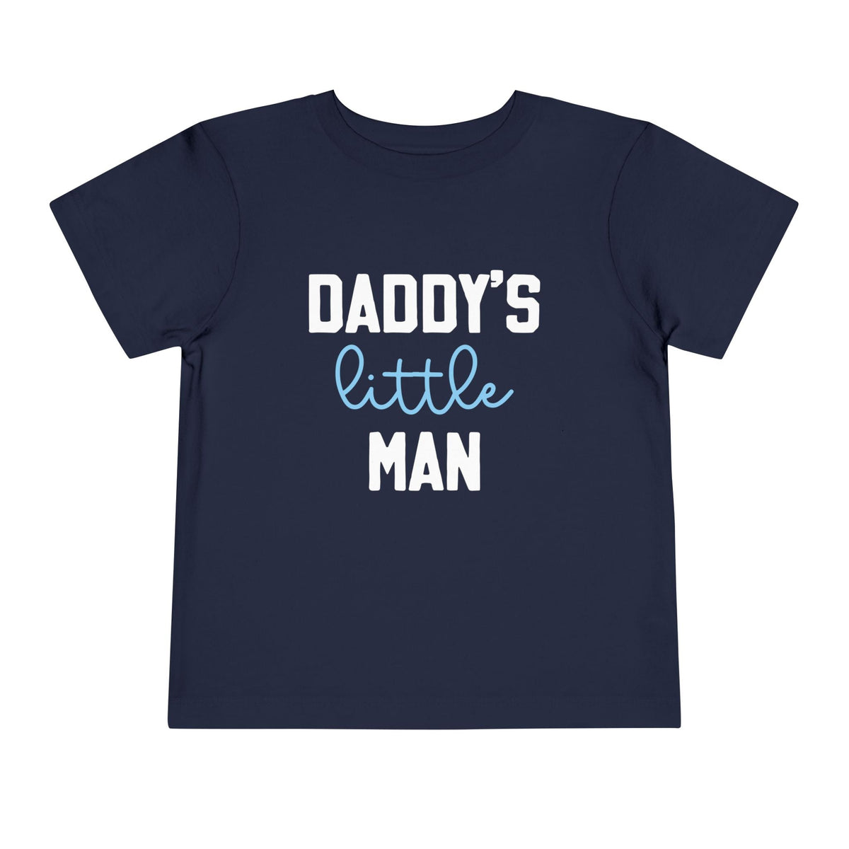 Printify Kids clothes 2T / Navy Daddy&#39;s Little Man | Toddler Tee