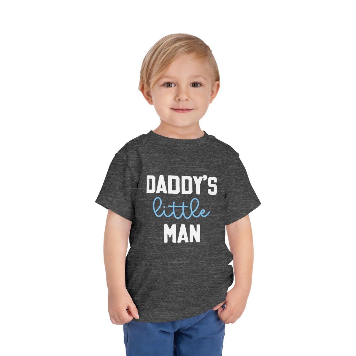Printify Kids clothes Daddy&#39;s Little Man | Toddler Tee