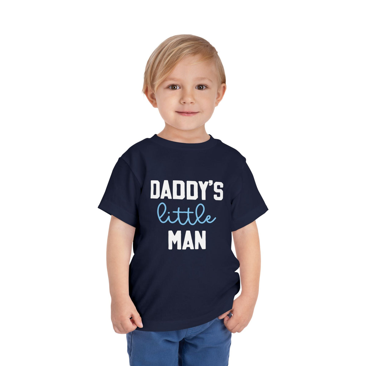 Printify Kids clothes Daddy&#39;s Little Man | Toddler Tee