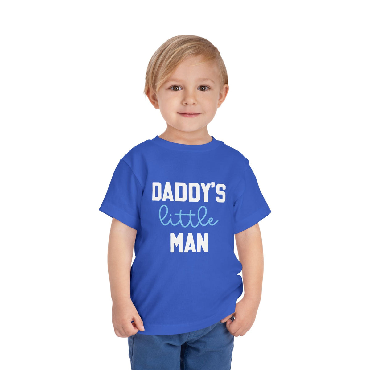Printify Kids clothes Daddy&#39;s Little Man | Toddler Tee
