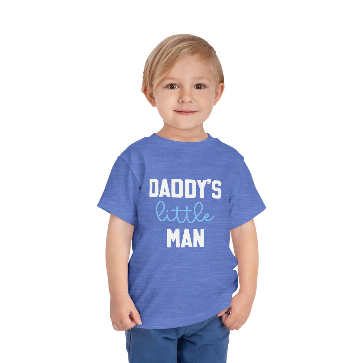 Printify Kids clothes Daddy&#39;s Little Man | Toddler Tee