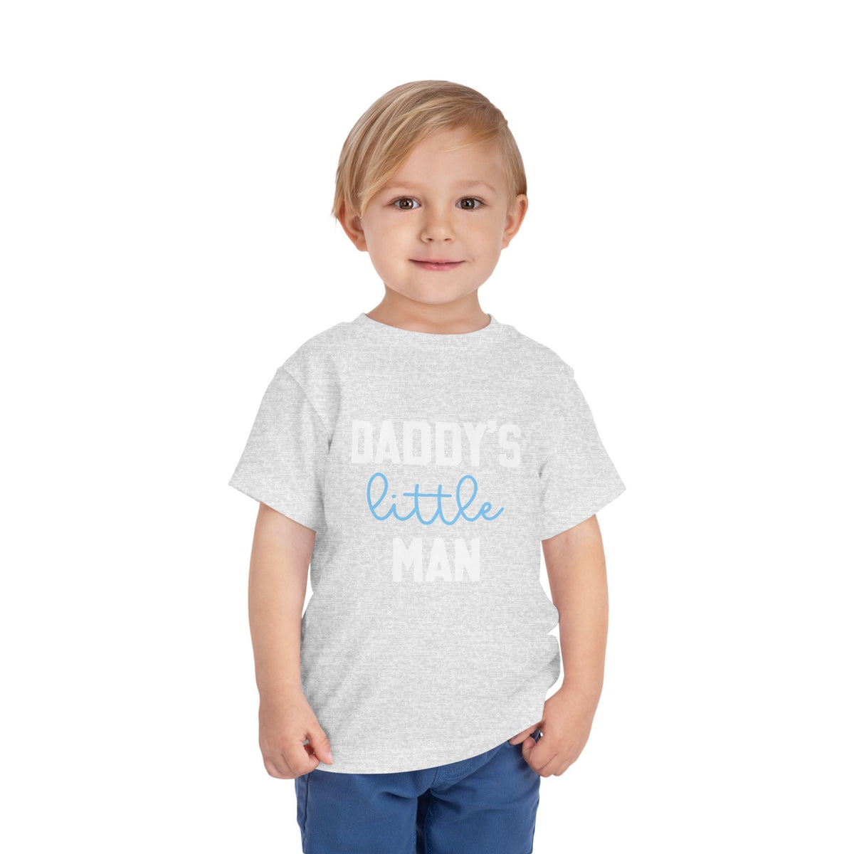 Printify Kids clothes Daddy&#39;s Little Man | Toddler Tee