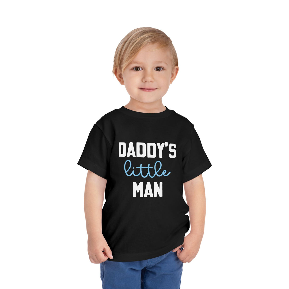 Printify Kids clothes Daddy&#39;s Little Man | Toddler Tee