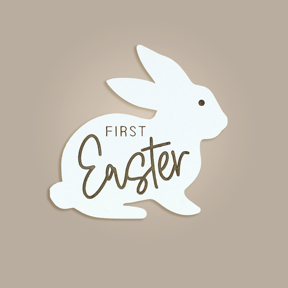 Claire and Bella gift First Easter Milestone Sign | Bunny