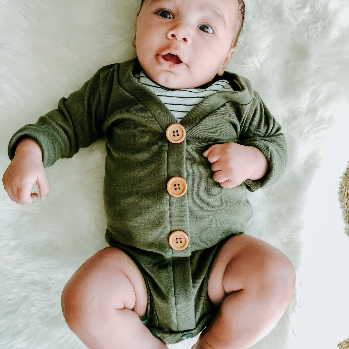 Cuddle Sleep Dream Cardisuit Forest Green Cardisuit