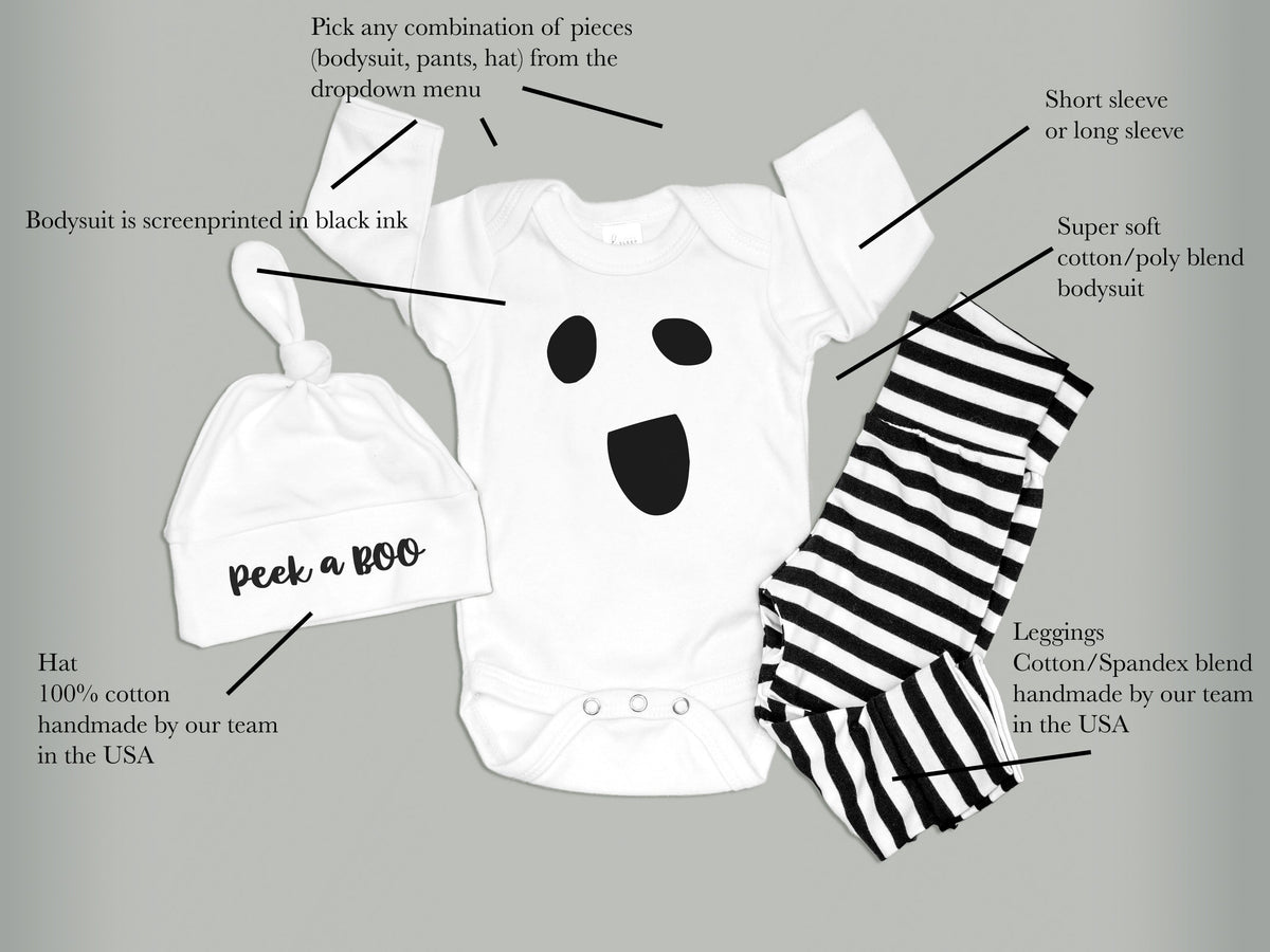 Cuddle Sleep Dream Ghost Baby Outfit Bundle