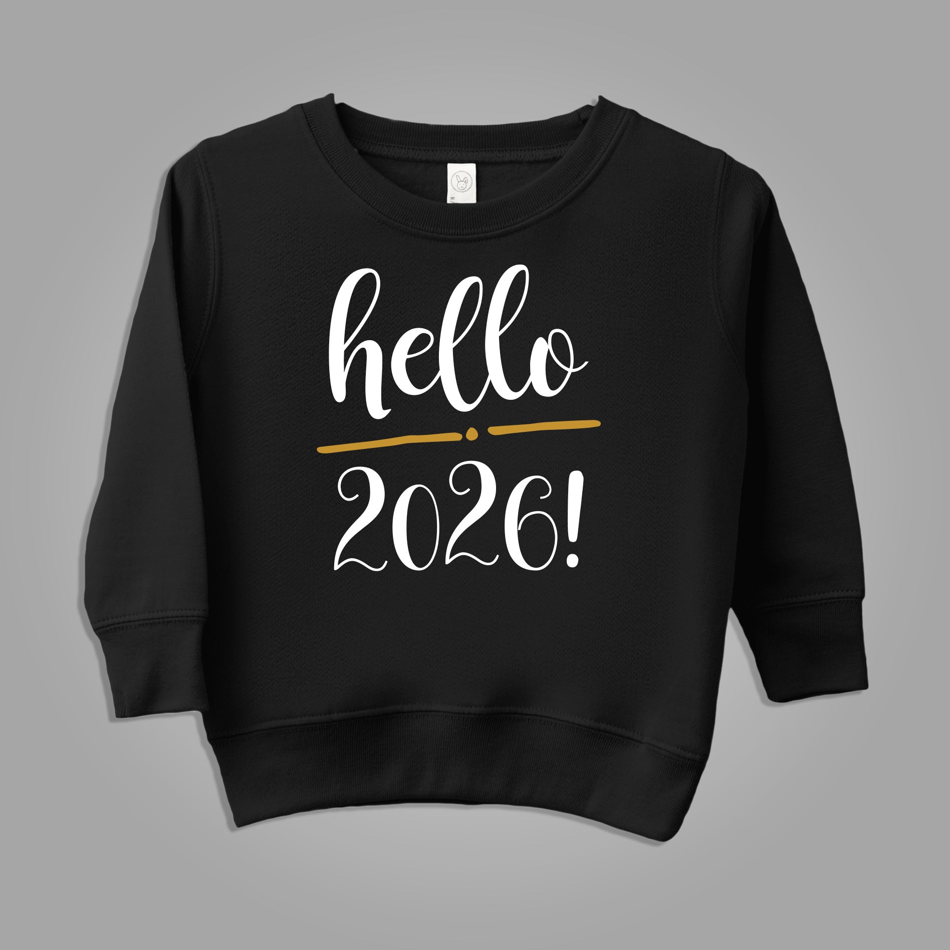 Cuddle Sleep Dream Hello 2026 | Black Fleece Sweatshirt