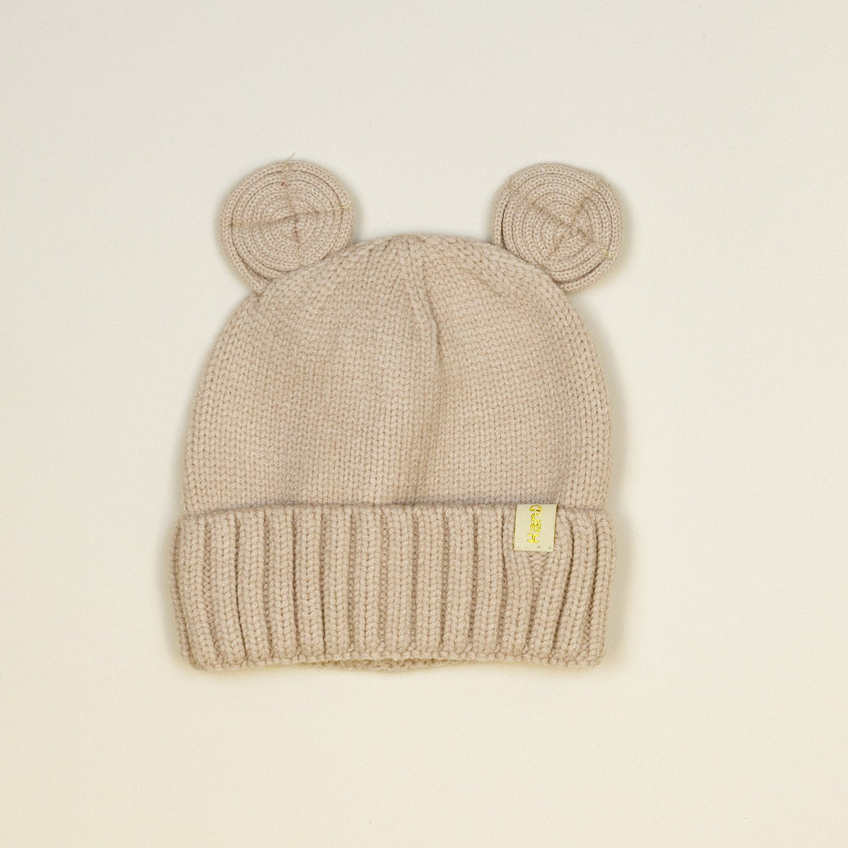 Imported Hat Cream Bear Knit Beanies