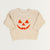 Jack o' Lantern on Cream | Embroidered Sweater