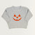 Jack o' Lantern on Gray | Embroidered Sweater