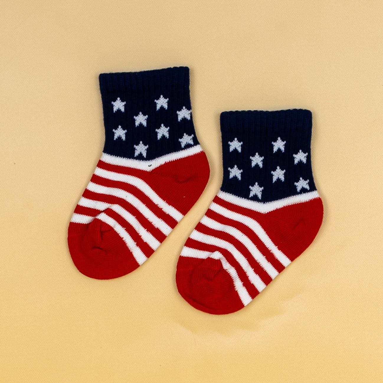 American Flag Socks with Stars and Stripes