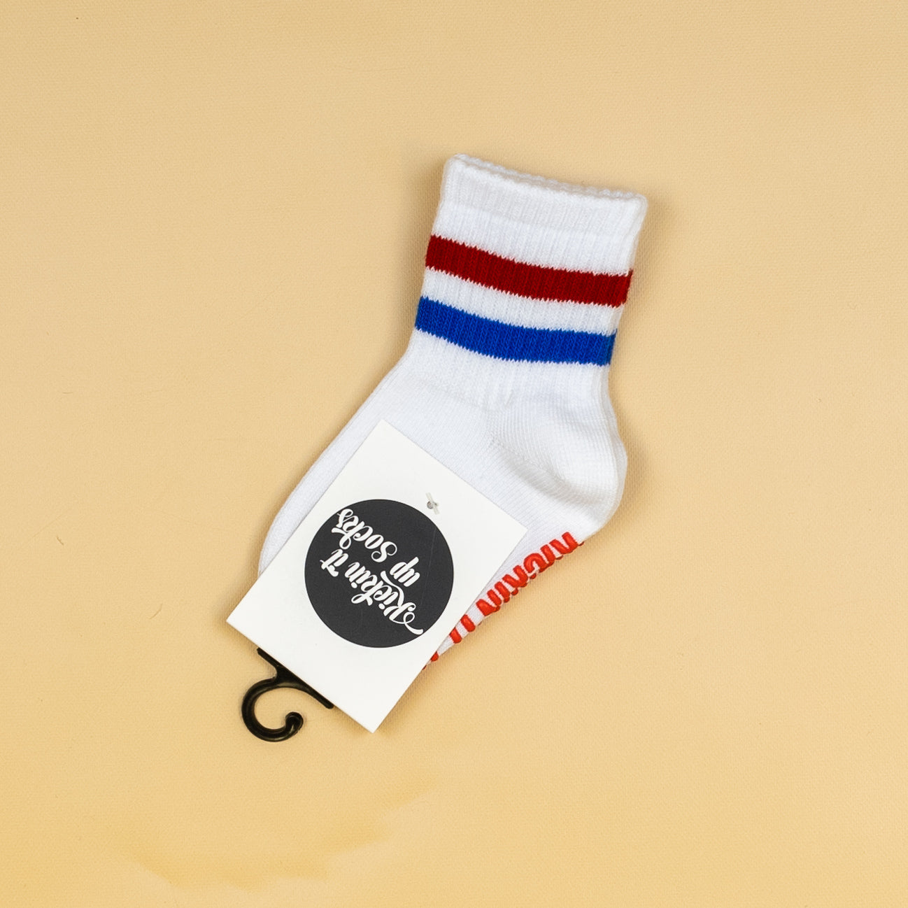 Kickin It Up Socks Baby & Toddler Socks & Tights Socks w/ Red & Blue Stripes