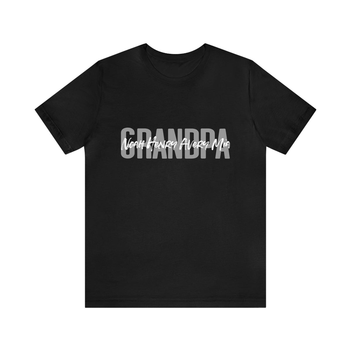 printify Adult Tees Kid Names Overlayed Tee