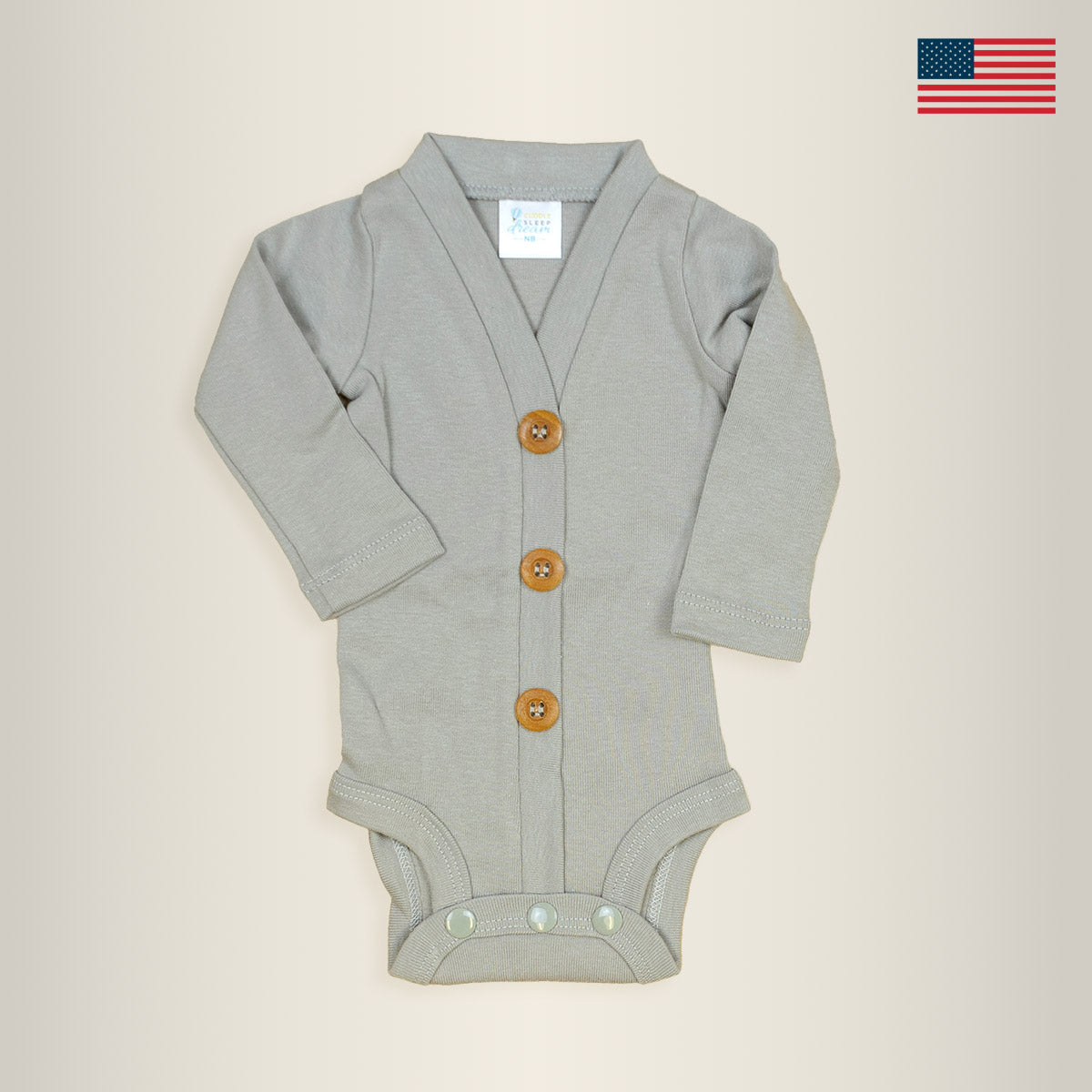 Cuddle Sleep Dream Cardisuit Light Gray Cardisuit