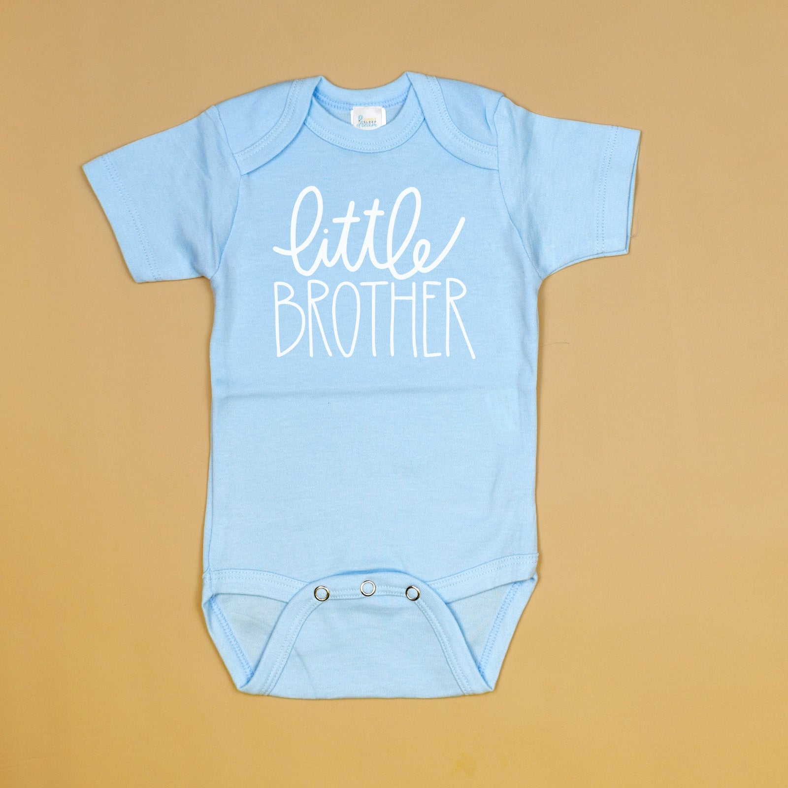 Cuddle Sleep Dream Graphic Bodysuit 0-3m Little Brother | Pastel Blue Onesie