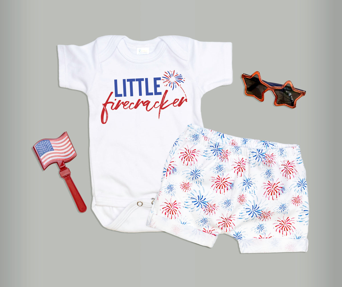 Cuddle Sleep Dream Little Firecracker Bodysuit
