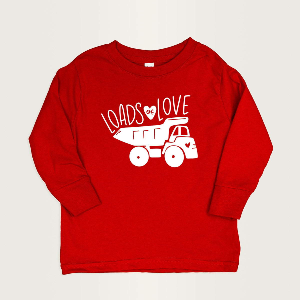 Cuddle Sleep Dream Graphic Tee 2t / Long Sleeve Loads of Love | Red Tshirt