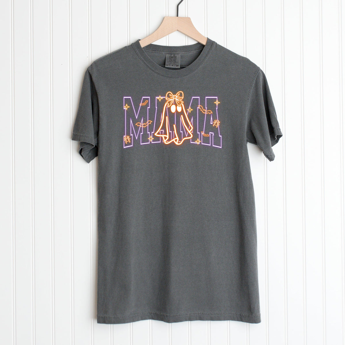 Printify T-Shirt Mama Neon Ghost Tee