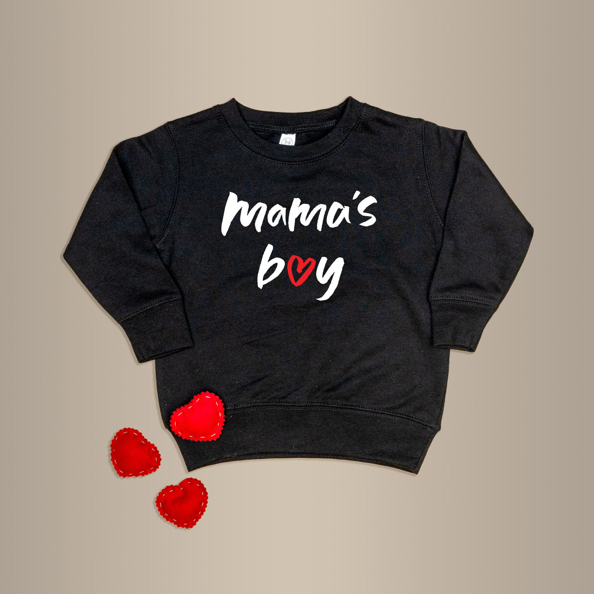 Cuddle Sleep Dream Mama's Boy | Black Fleece Sweatshirt