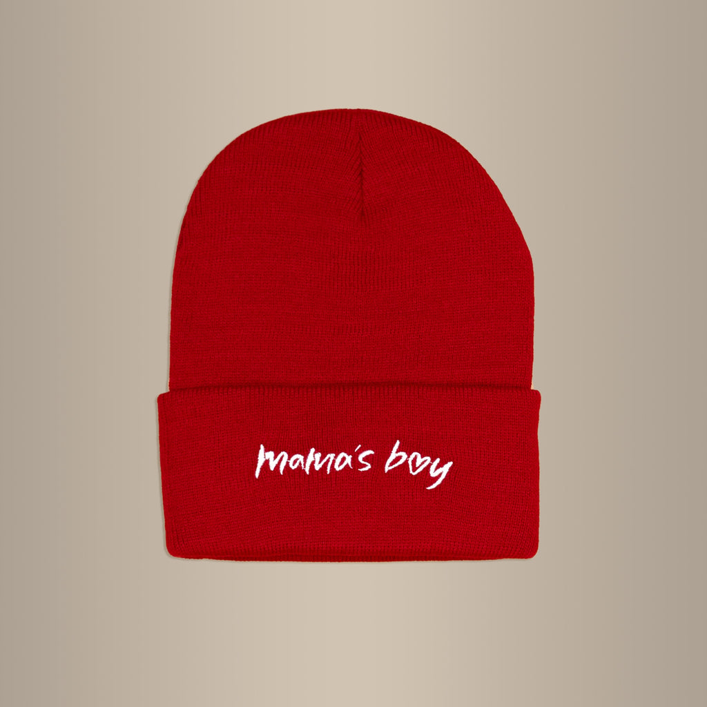 MULIHU Spooky Mama Beanie Hat For Men Women Beanies Winter Warm Knit Ski Hat Skull Cap Black At Men's Clothing Store