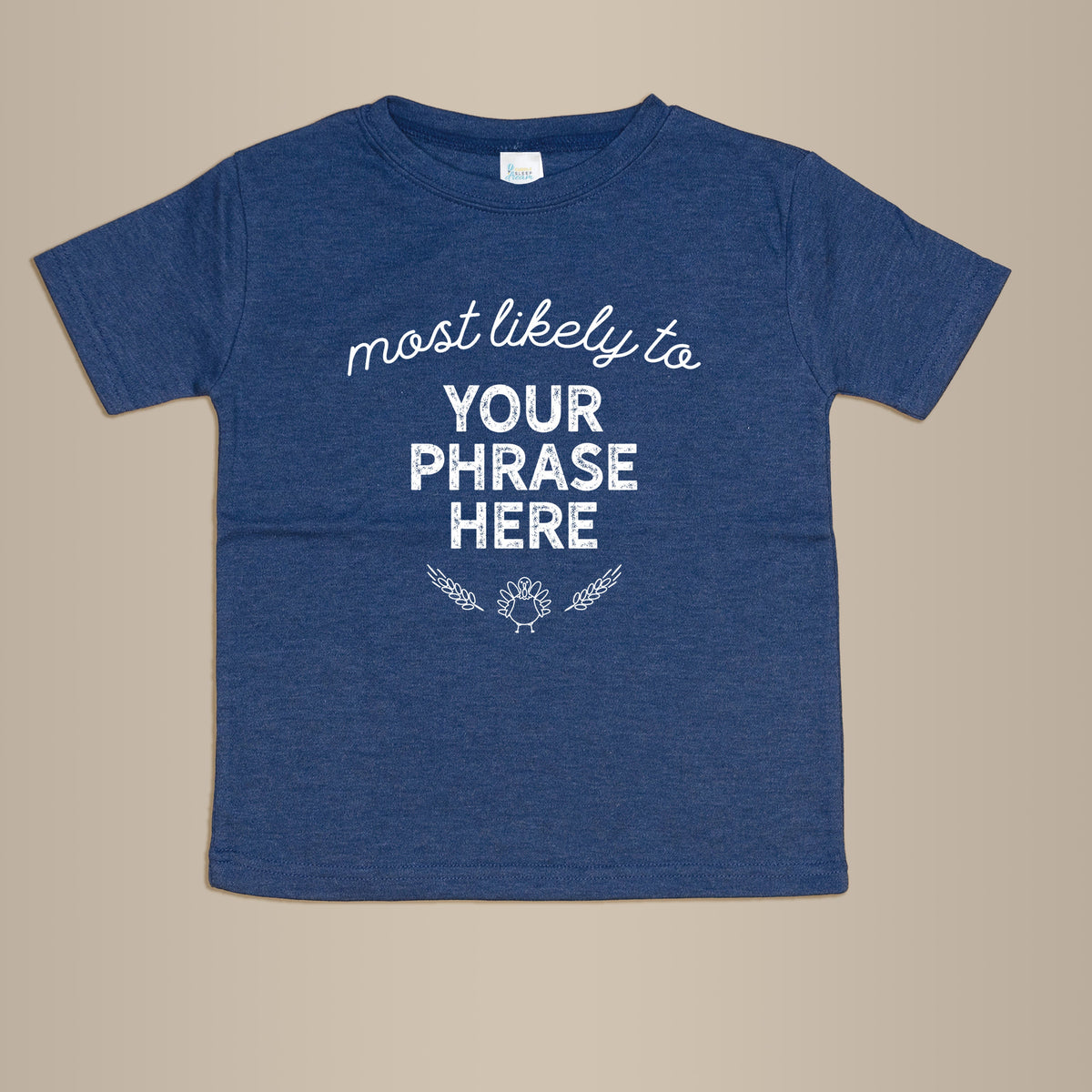 Cuddle Sleep Dream Heathered Denim / 6-12m / 12m Most Likely to (any phrase) |  Toddler/Infant Tshirt