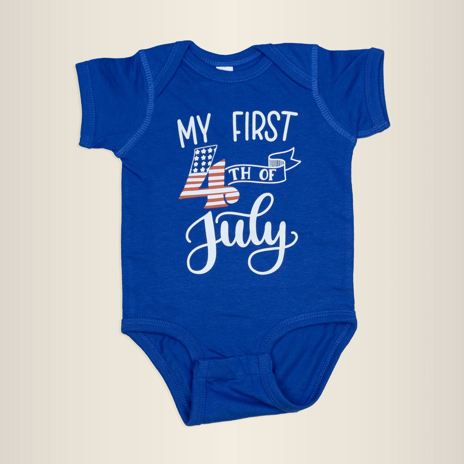 Cuddle Sleep Dream My First 4th of July | Blue Bodysuit