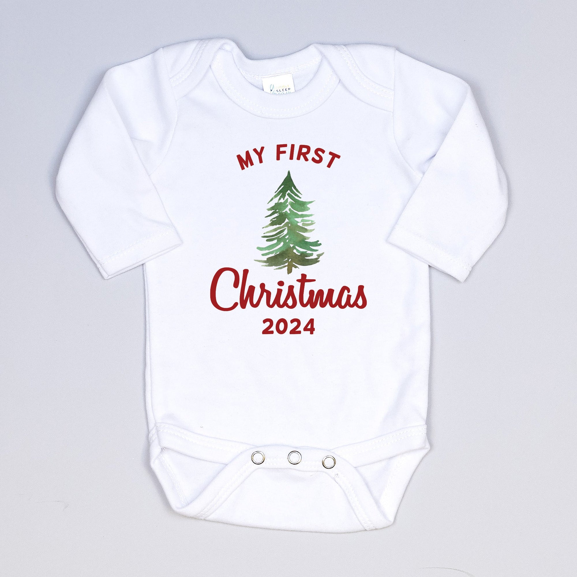 Cuddle Sleep Dream My First Christmas w/ Tree | White Bodysuit