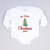 Cuddle Sleep Dream My First Christmas w/ Tree | White Fleece Oversized Bodysuit