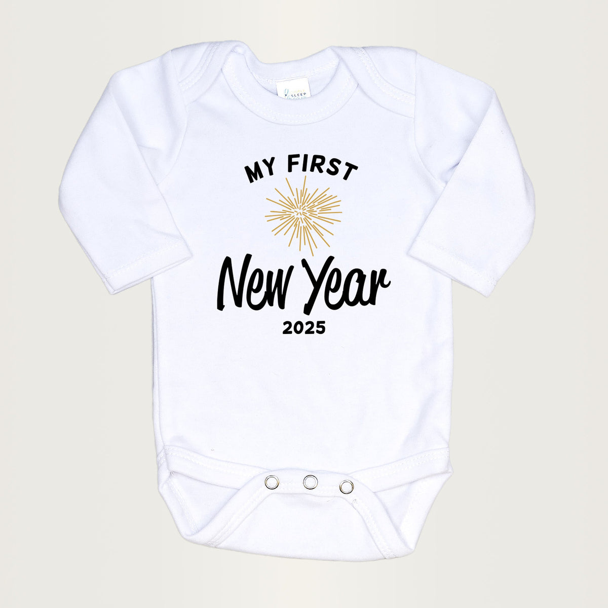 Cuddle Sleep Dream My First New Year w/ Firework | White Bodysuit