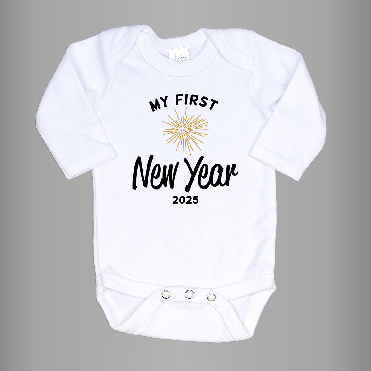 Cuddle Sleep Dream My First New Year w/ Firework | White Bodysuit