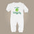 Cuddle Sleep Dream My First St. Patrick's Day w/ Shamrock | White Long Romper